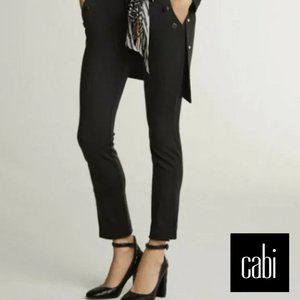 Cabi Maestro Cropped Trouser in Black | Size 10